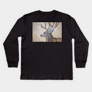 Ice Deer Kids Long Sleeve T-Shirt